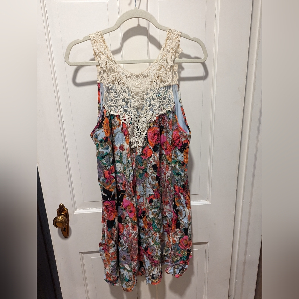 Flowy, spring, bohemian dress